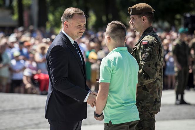 Przysięga podkarpackich terytorialsów w Nowej Dębie. Był Duda i Błaszczak [ZDJĘCIA]