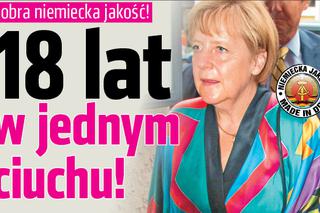 Angela Merkel nie jest rozrzutna. Jedną bluzkę nosi latami