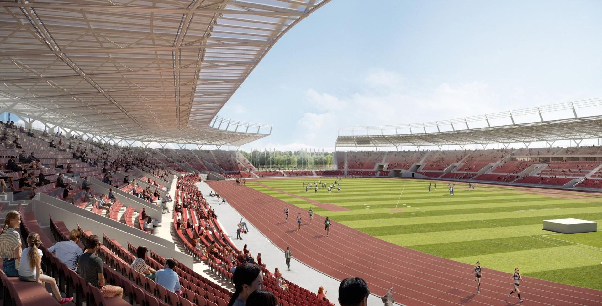 Hala sportowa i główny stadion warszawskiej Skry