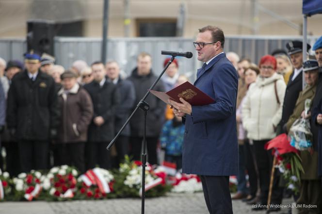 Tak radomianie odchodzili 101. rocznicę odzyskania niepodległości
