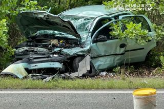  Czołowe zderzenie w Wawrze