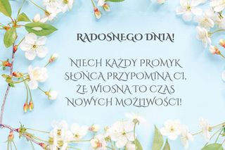 Fajne kartki na pierwszy dzień wiosny