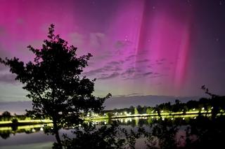 Niesamowity spektakl na niebie. Zorza Polarna Świętokrzyskie 10.05