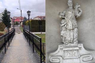 Tak wygląda most zakochanych w Tarnowie. W pobliżu jest zapomniana figura św. Walentego