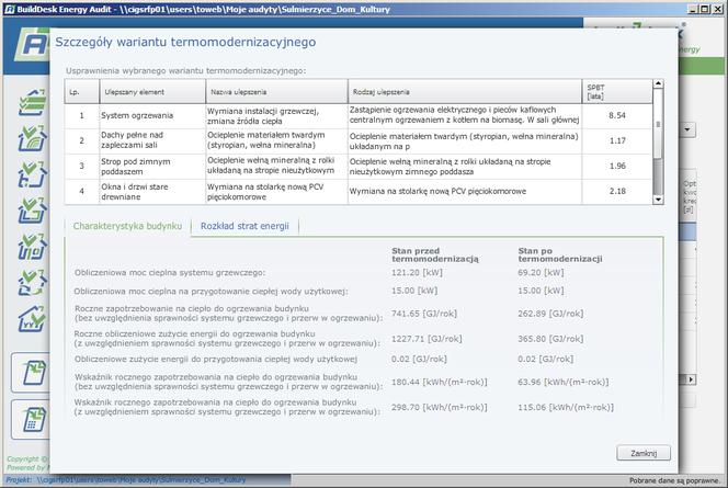 Wsparcie procesu modernizacji i remontu – BuildDesk Energy Audit