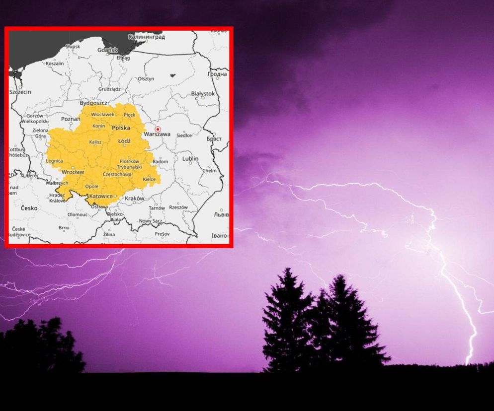 IMGW alarmuje. Po południu w regionie może się zrobić niebezpiecznie