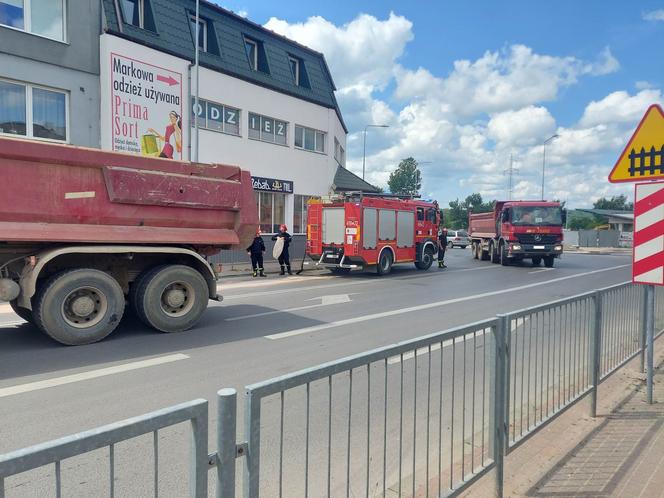 Zderzenie dwóch pojazdów na Hutniczej w Starachowicach