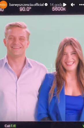 Nowa czołówka Barw szczęścia 2023. Agata (Natalia Zambrzycka), Hubert (Marek Molak)