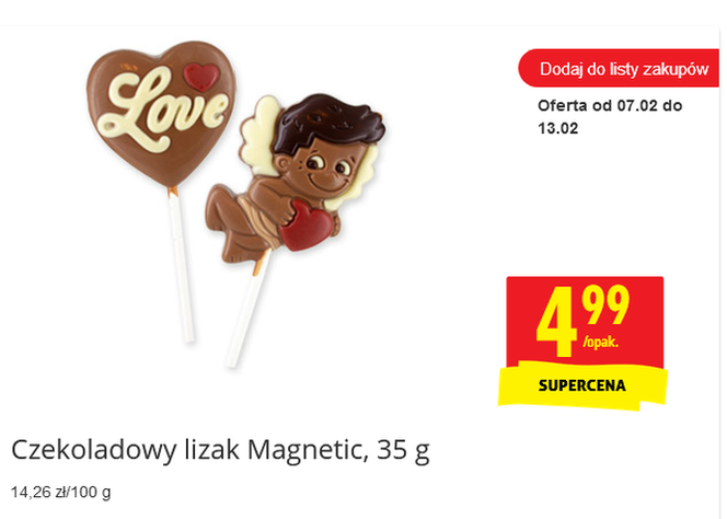 promocja walentynkowa w Biedronce 
