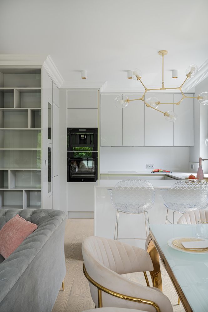 90-m mieszkanie w stylu glamour