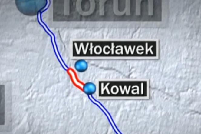 autostradsa A1 odcinek Pikutkowo - Kowal