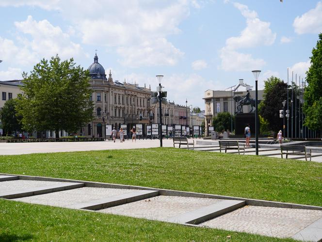 Upał w centrum Lublina