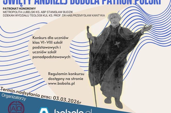Ruszył konkurs literacki dla młodych poświęcony św. Andrzejowi Boboli