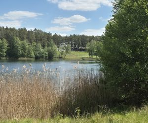 To jezioro w Olsztynie ma niezwykle czystą wodę. Jest kilka dzikich plaż, które świecą pustkami