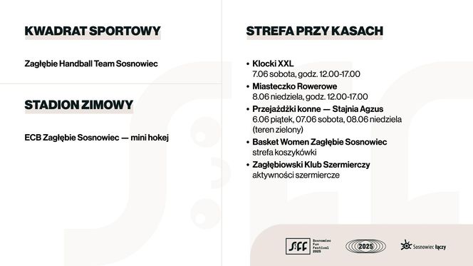 Dni Sosnowca 2025. Szczegółowy program wydarzeń