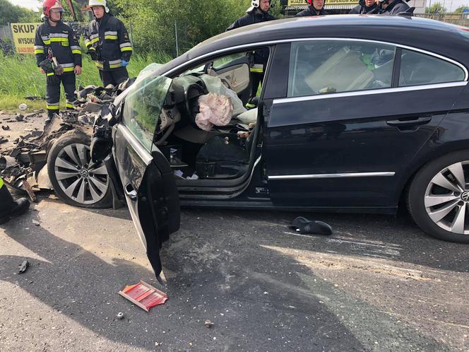 Wypadek na trasie Poznań - Gniezno