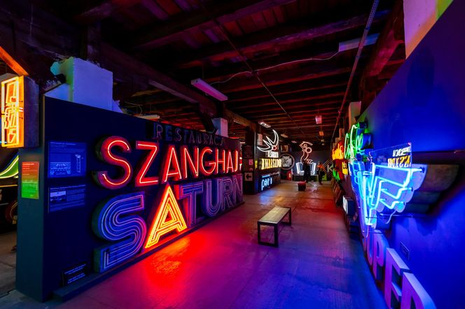 Neony z Muzeum Neonów w Warszawie
