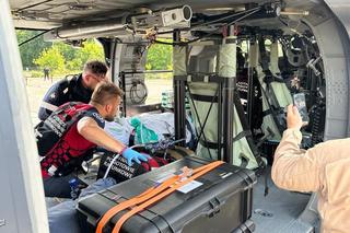 Black Hawk na ratunek życia! Przetransportowali pacjenta do Wrocławia w ekspresowym tempie