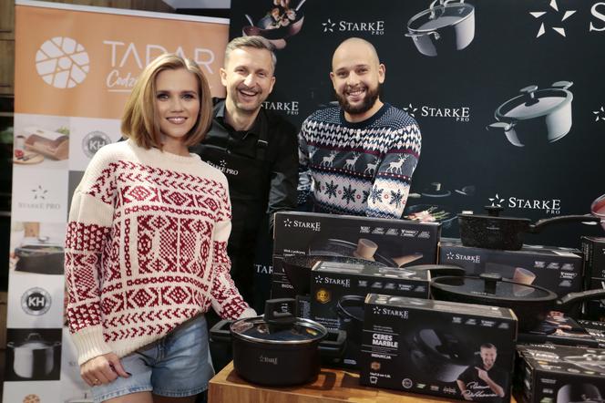 Agnieszka Kaczorowska z mężem przyrządzali świąteczne potrawy