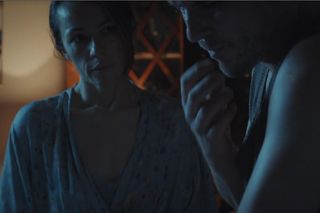 M jak miłość, odcinek 1819. Martyna (Magdalena Turczeniewicz), Marcin (Mikołaj Roznerski)