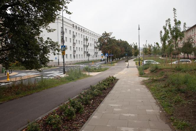 Ulice Rudnickiego, Perzyńskiego i Podczaszyńskiego na Bielanach po przebudowie