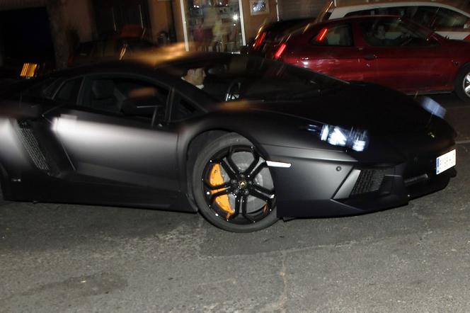 Cristiano Ronaldo w Lamborghini Aventador