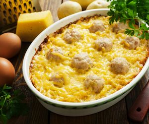 Obłędne pulpety z ziemniakami z piekarnika