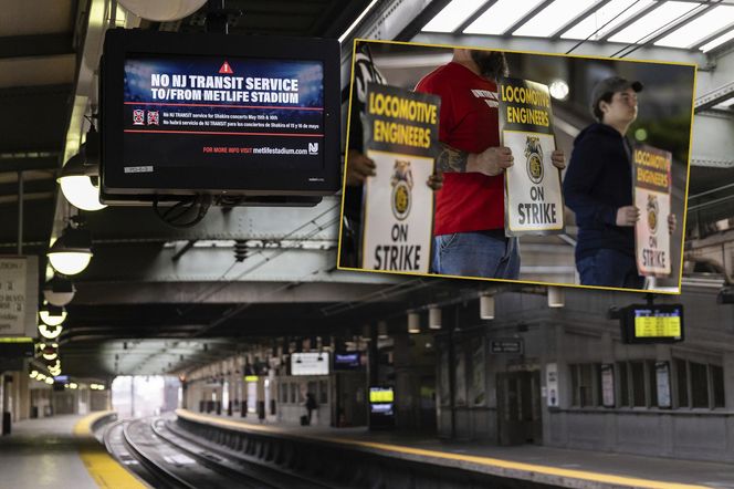 Paraliż na torach między Nowym Jorkiem a New Jersey. Związkowcy chcą podwyżek