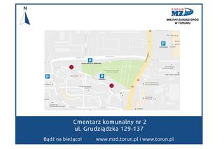 Organizacja ruchu przy cmentarzach na Wszystkich Świętych. 1 listopada w Toruniu