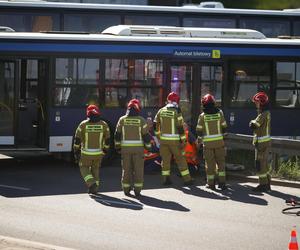 Kierowca autobusu MPK zginął po zderzeniu z innym autobusem