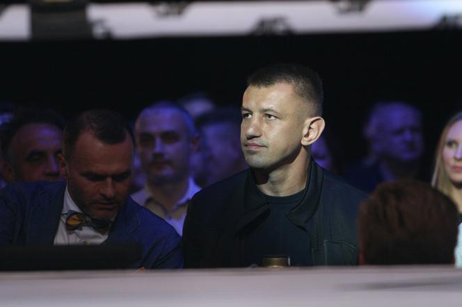 Tomasz Adamek na gali w Łomiankach