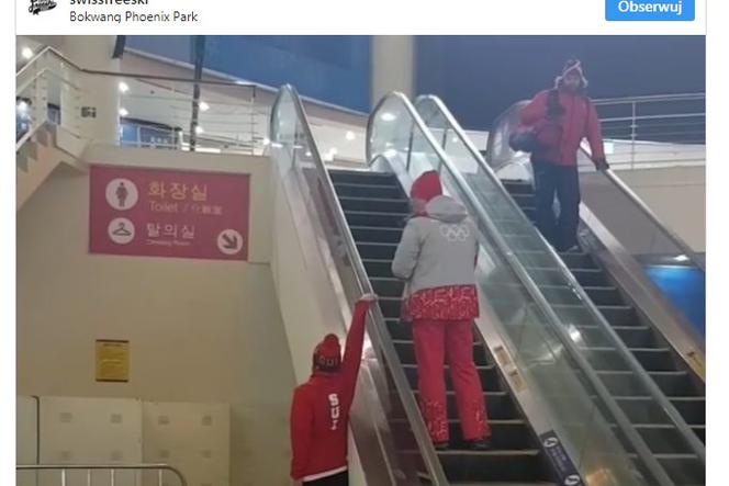 Szwajcarzy na Olimpiadzie świrują: zobacz ich wyczyny... poza stokiem!