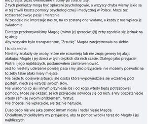 Przyjaciel broni zbiórki na syna Piotra Nowakowskiego