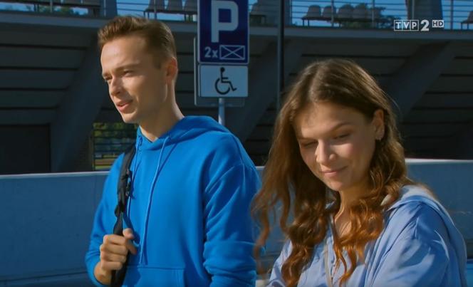 Barwy szczęścia odc. 2571. Józek Sałatka (Patryk Pniewski), Anka (Anna Bieżyńska)