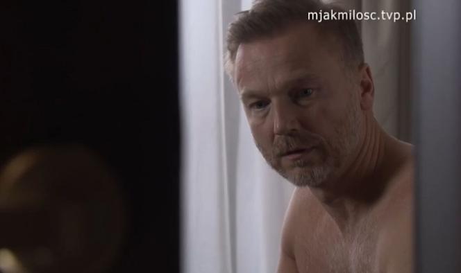 M jak miłość odc. 1654. Andrzej Budzyński (Krystian Wieczorek)