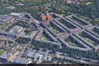 Nikiszowiec - widok satelitarny