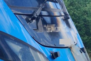 Tychy. Lokomotywa stanęła w płomieniach! Ewakuacja pasażerów