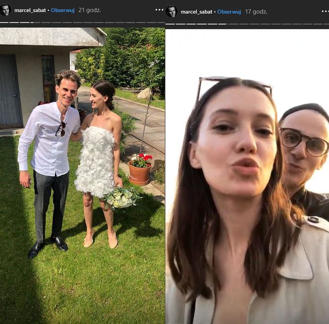 Marcel Sabat wziął ślub
