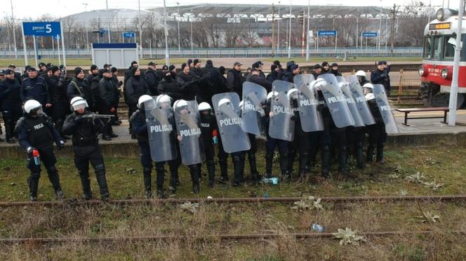 Szkolenie służb na dworcu Łódź Kaliska