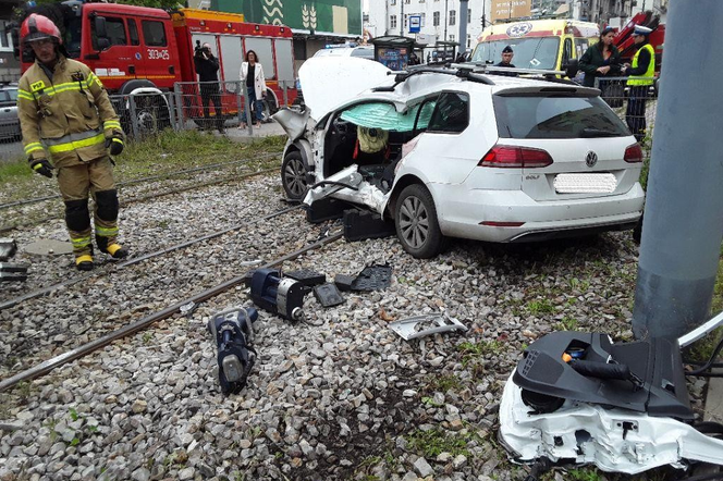 Groźny wypadek na Kościuszki. 