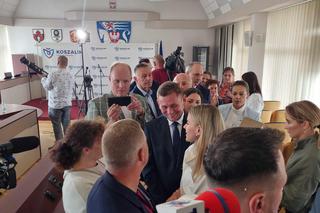 Wiceministra rodziny, pracy i polityki społecznej Agnieszka Gajewska w Koszalinie