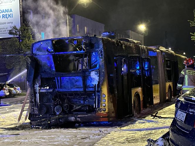 Pożar autobusu