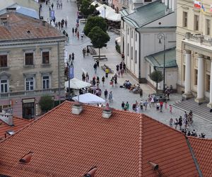 Panorama Lublina z najwyższego punktu widokowego w mieście - Wieży Trynitarskiej