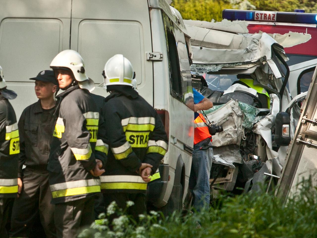 Wypadek busów na Lubelszczyźnie. 4 osoby nie żyją.