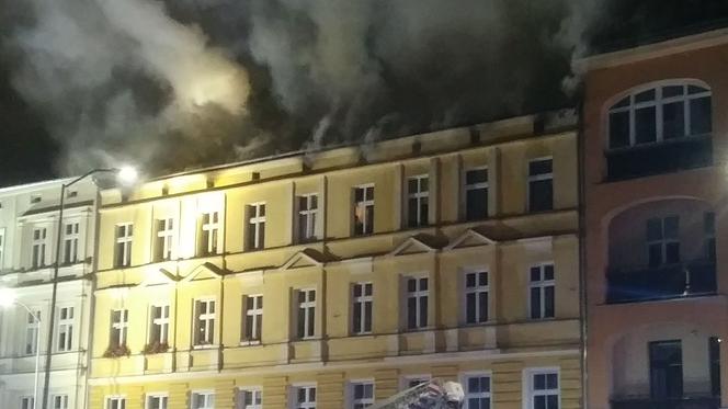 Pożar kamienicy przy ul. Kaszubskiej