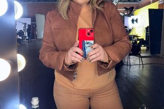 Aneta Zając na planie serialu Pierwsza miłość - styczeń 2025