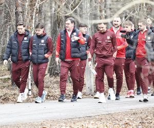 Polska - Holandia. Piłkarze poszli do lasu