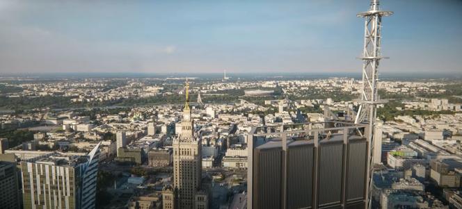 Niesamowite tarasy widokowe na Varso Tower