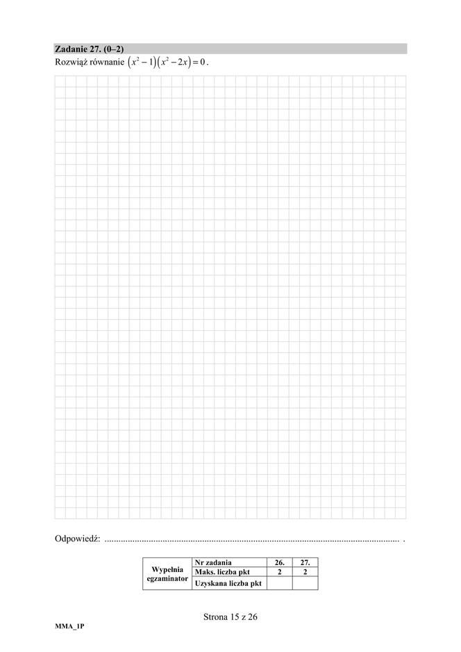 Matura 2020 ARKUSZE CKE z matematyki POZIOM PODSTAWOWY [9.06.2020]