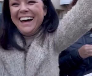 Katarzyna cichopek dopinguje męża na Maratonie Nowojorskim